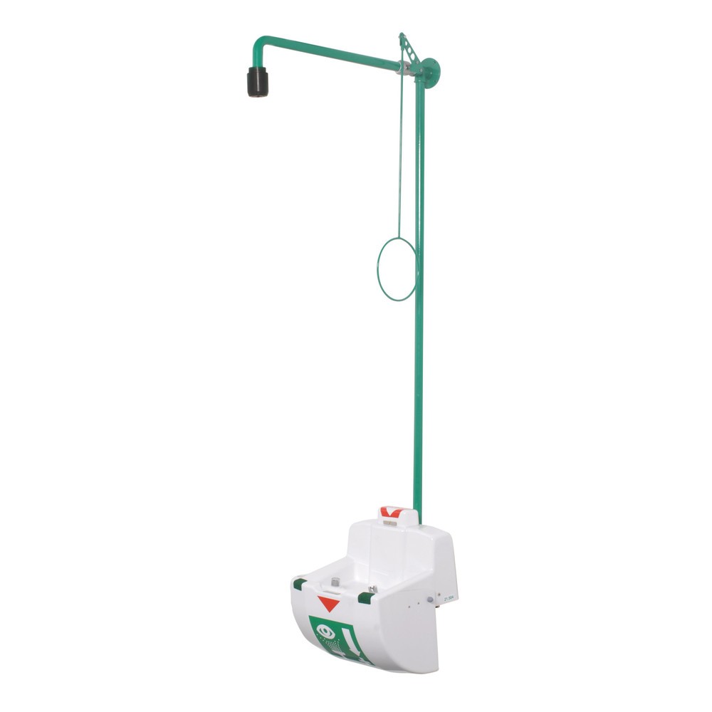 Zdjęcie produktu nr 1: B-Safety ClassicLine Body awaryjne prysznic oko i twarz umywalka prysznicowa z pokrywą ścienną