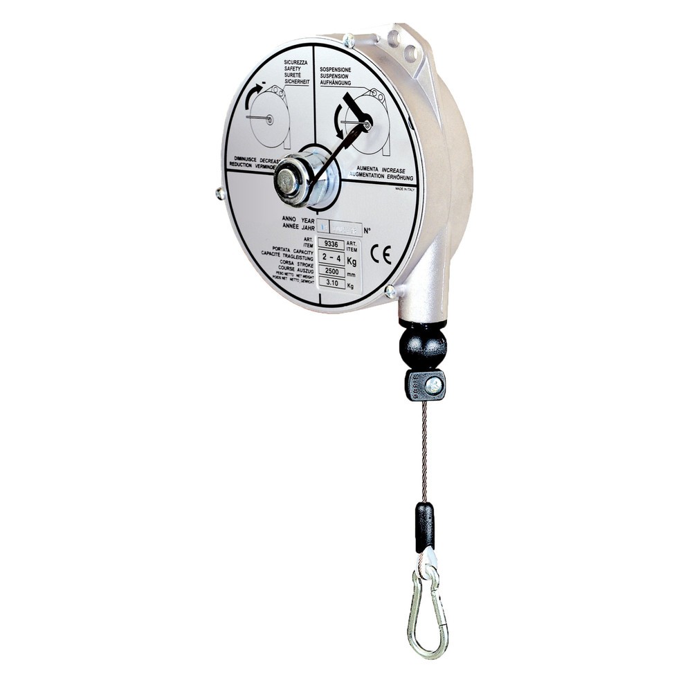 Zdjęcie produktu: Balanser sprężynowy, długość linki 2,5 m, udźwig 6-8 kg
