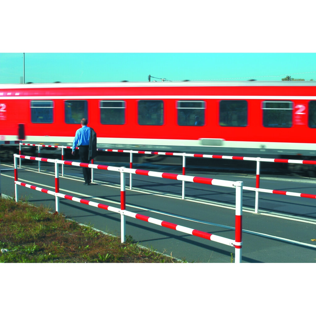 Bariera systemowa URBAN, rura pionowa, Ø 60 mm, wysokość nad podłożem 1000 mm, do osadzenia w betonie, ocynkowana ogniowo Zdjęcie produktu nr 5: Bariera systemowa URBAN, rura pionowa, Ø 60 mm, wysokość nad podłożem 1000 mm, do osadzenia w betonie, ocynkowana ogniowo