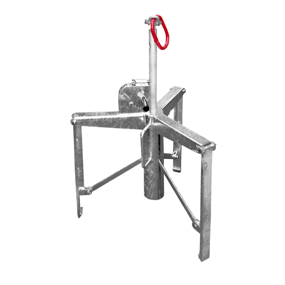 Zdjęcie produktu nr 1: Bauer® chwytak do beczek 3P, 3-punktowy system mocujący, udźwig 400 kg, cynkowany ogniowo