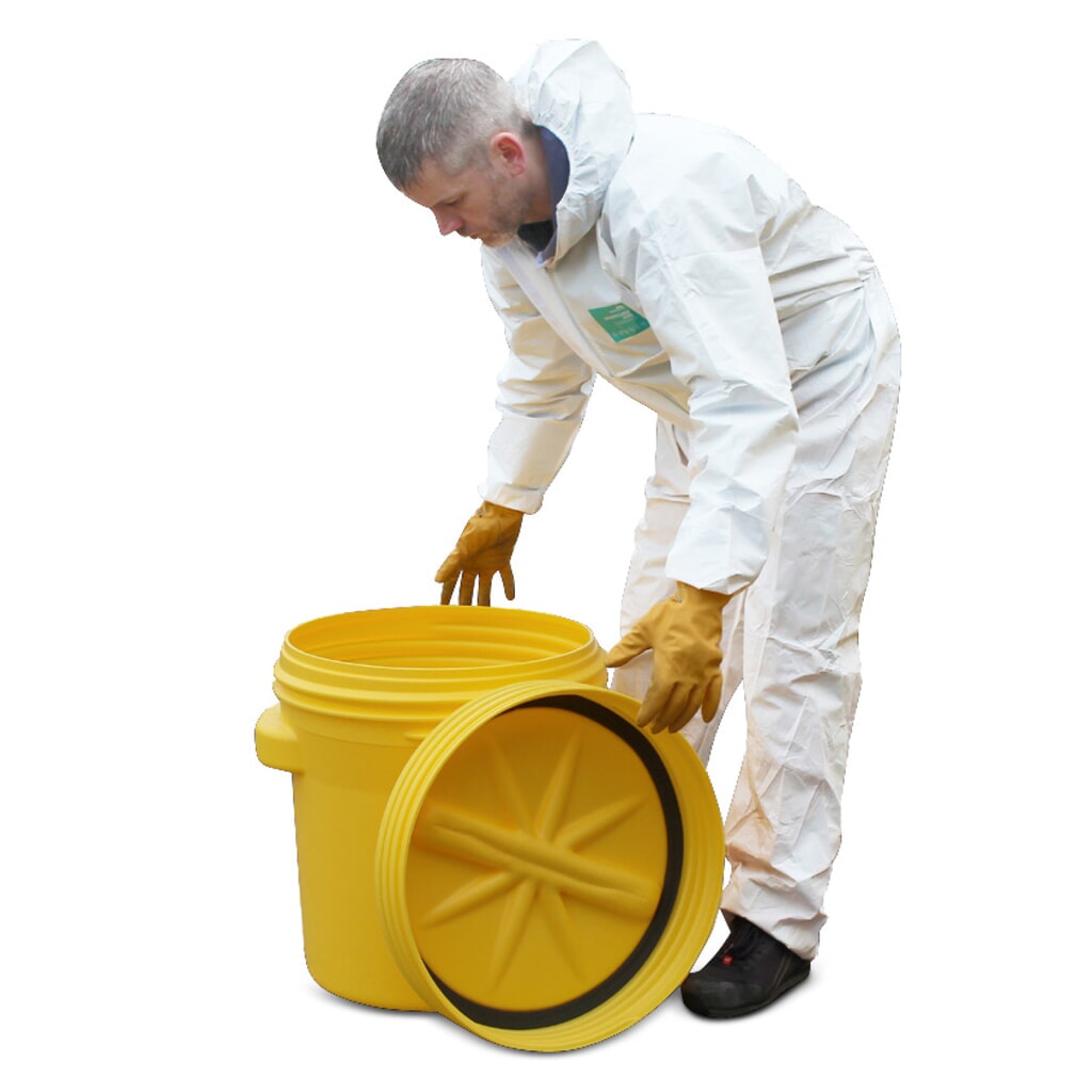 Bezpieczna beczka z HDPE, dopuszczenie ONZ, z przykręcaną pokrywą i 2 uchwytami, 77 l Zdjęcie produktu nr 2: Bezpieczna beczka z HDPE, dopuszczenie ONZ, z przykręcaną pokrywą i 2 uchwytami, 77 l
