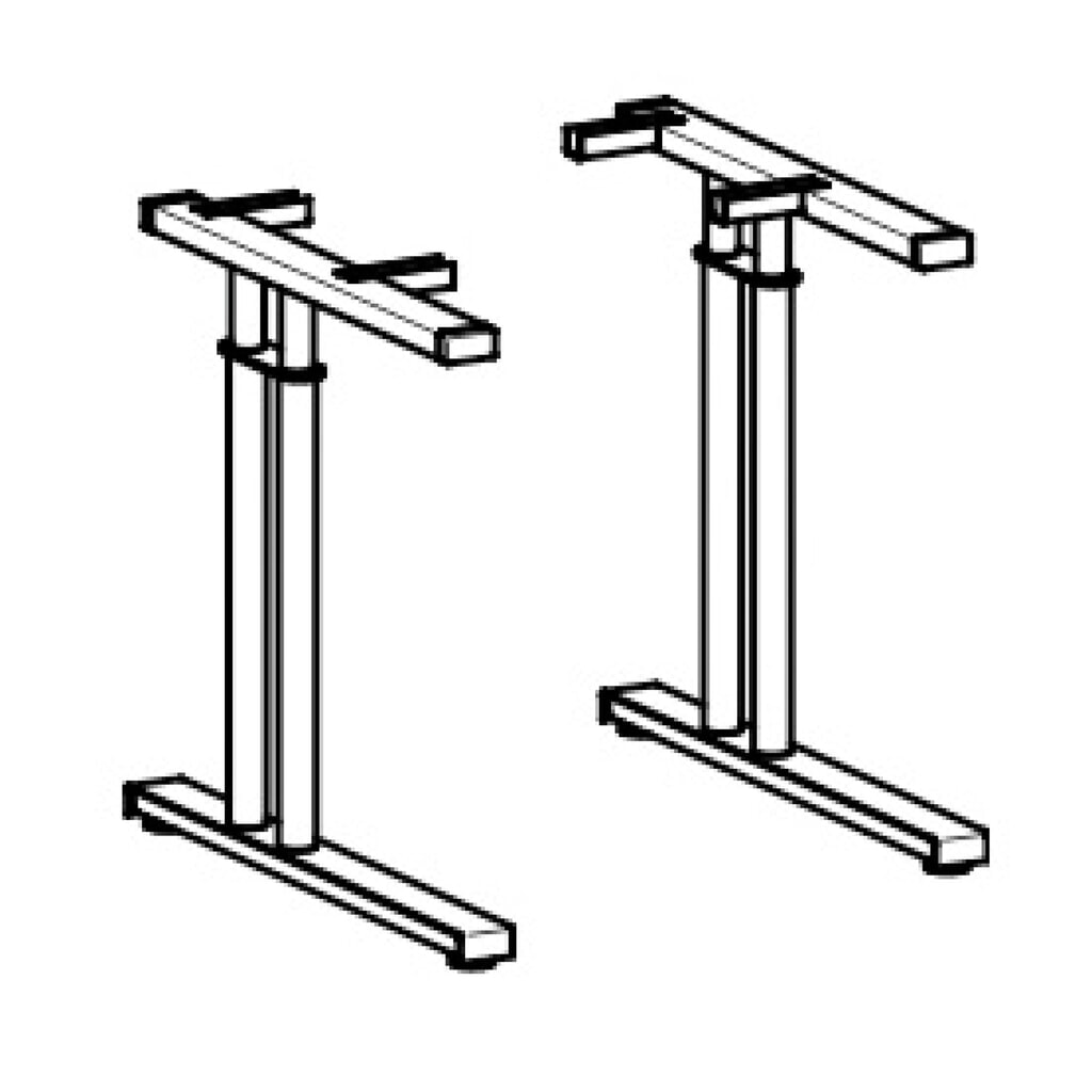 Zdjęcie produktu nr 3: Biurko biurowe Geramöbel Profi, stelaż typu C, blat w kształcie litery PC po lewej stronie, szer. × gł. 2000 × 1000 mm, drewno klonowe