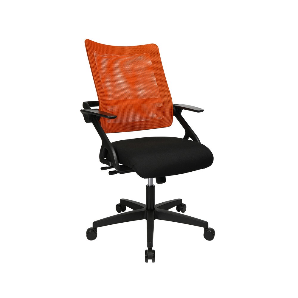 Zdjęcie produktu nr 1: Biurowe krzesło obrotowe Topstar® New S´move, czarne pomarańczowe
