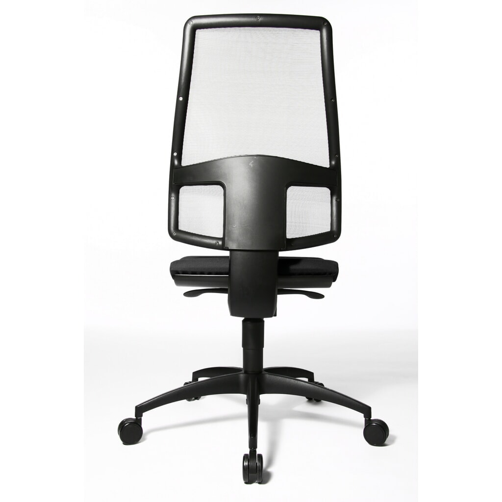 Biurowe krzesło obrotowe Topstar® Synchro, oddychające oparcie siatkowe, czarne Zdjęcie produktu nr 5: Biurowe krzesło obrotowe Topstar® Synchro, oddychające oparcie siatkowe, czarne