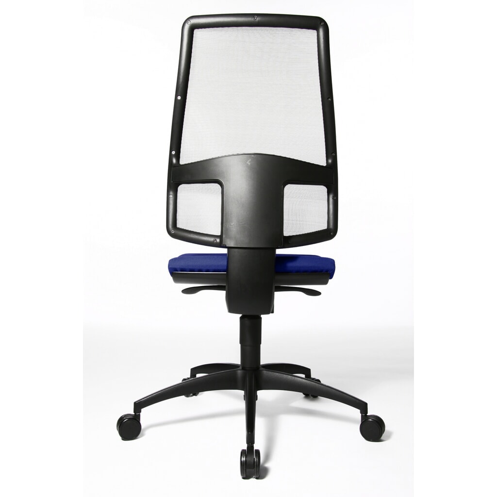 Biurowe krzesło obrotowe Topstar® Synchro, oddychające oparcie siatkowe, błękit królewski Zdjęcie produktu nr 5: Biurowe krzesło obrotowe Topstar® Synchro, oddychające oparcie siatkowe, błękit królewski