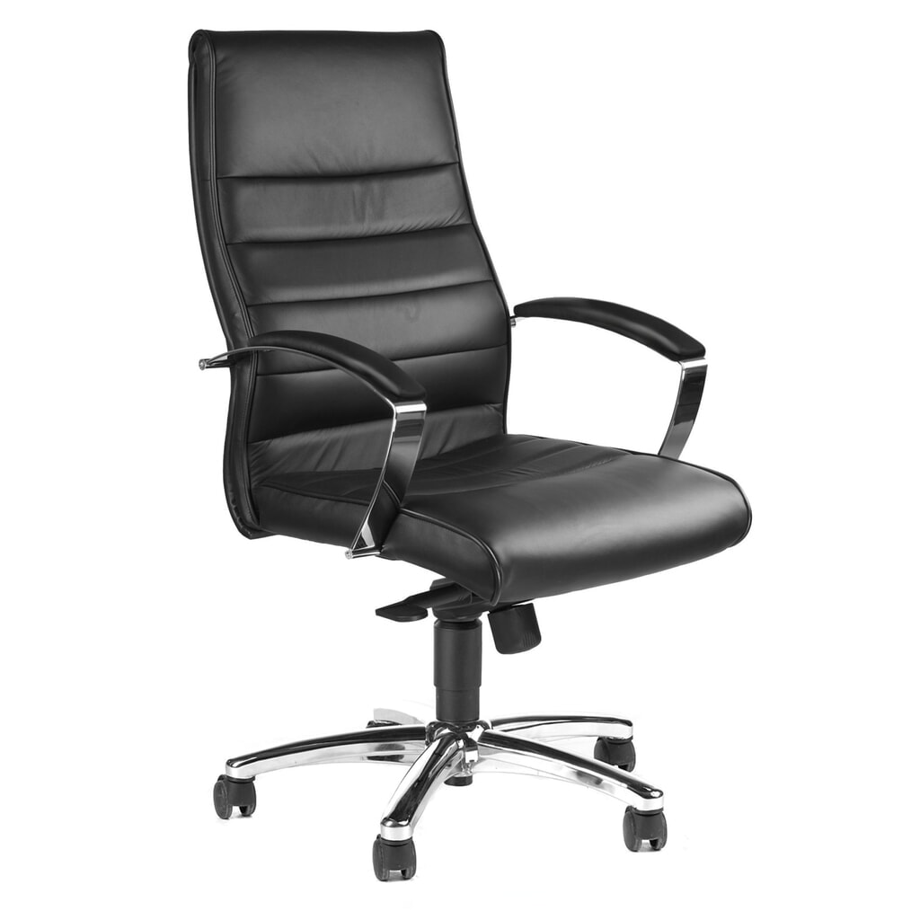 Biurowe krzesło obrotowe Topstar® TD LUX 10, mechanizm przechylania do fotela szefa, z podłokietnikami, kolor czarny Zdjęcie produktu nr 3: Biurowe krzesło obrotowe Topstar® TD LUX 10, mechanizm przechylania do fotela szefa, z podłokietnikami, kolor czarny