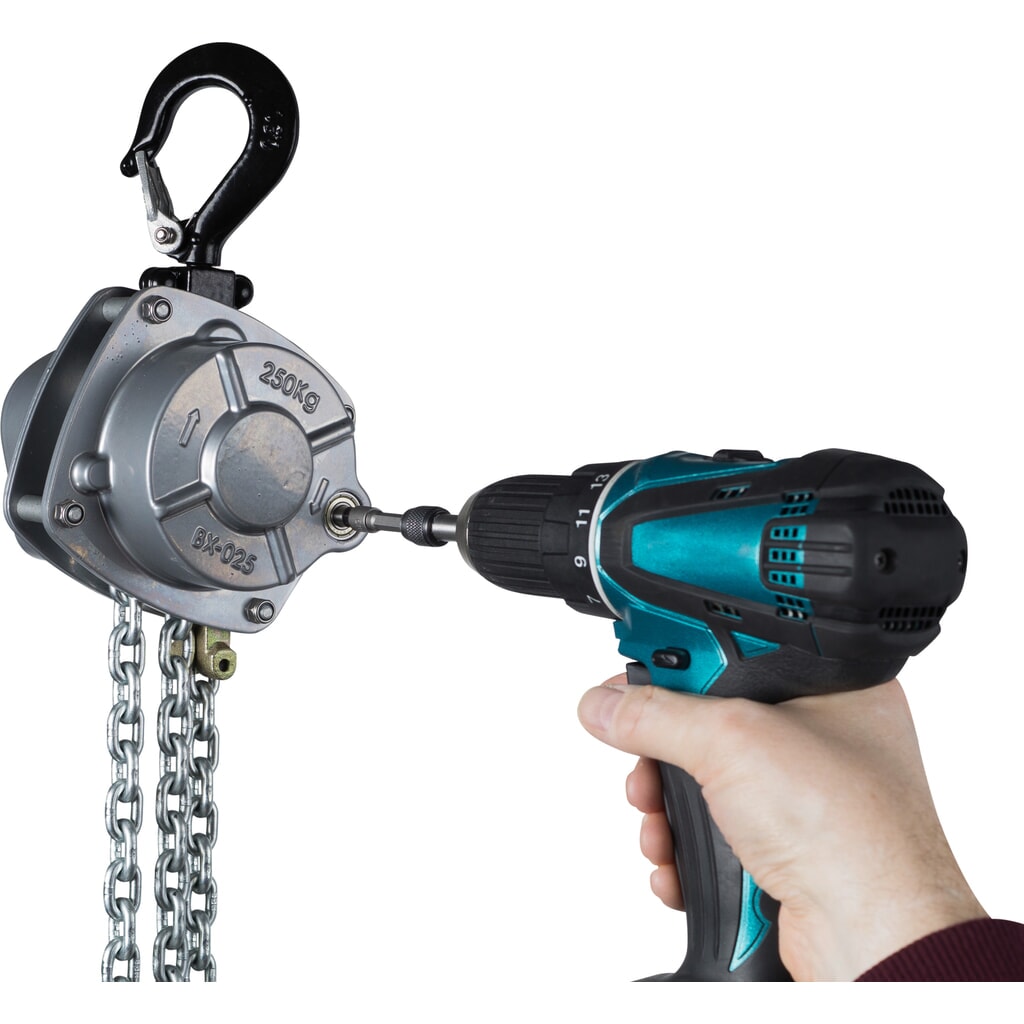 Zdjęcie produktu nr 2: Wciągnik łańcuchowy PLANETA PREMIUM PRO-E, TK 250 kg