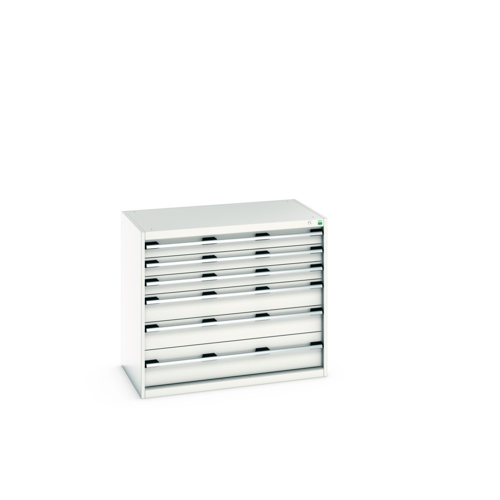 Obraz produktu: bott cubio szafa z szufladami, szuflady 3 x 100 + 2 x 150 x 1 x 200 mm, udźwig 200 kg, szerokość 1050 mm, jasnoszary