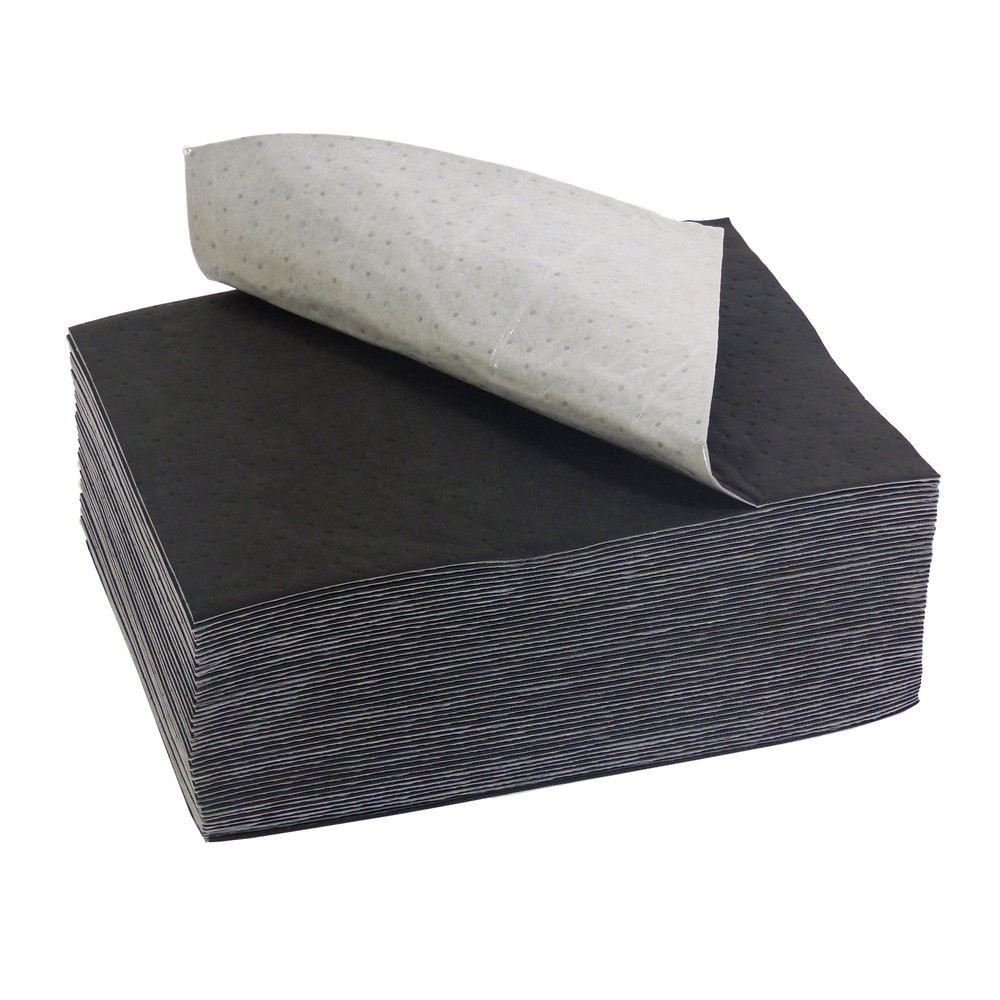 Obraz produktu: Chłonna mata SMF Heavyweight, 20 ściereczek, 3 warstwy, dł. x szer. 800 x 600 mm, uniwersalna, kolor szary