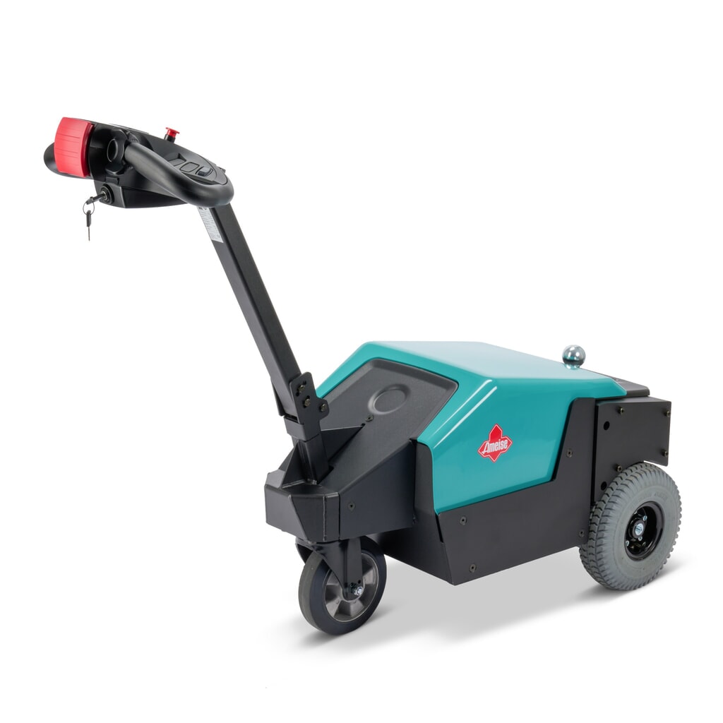 Zdjęcie produktu: Ciągnik elektryczny Ameise® TTE 2.0 wraz ze sprzęgłem z głowicą kulową i sworzniem wtykowym