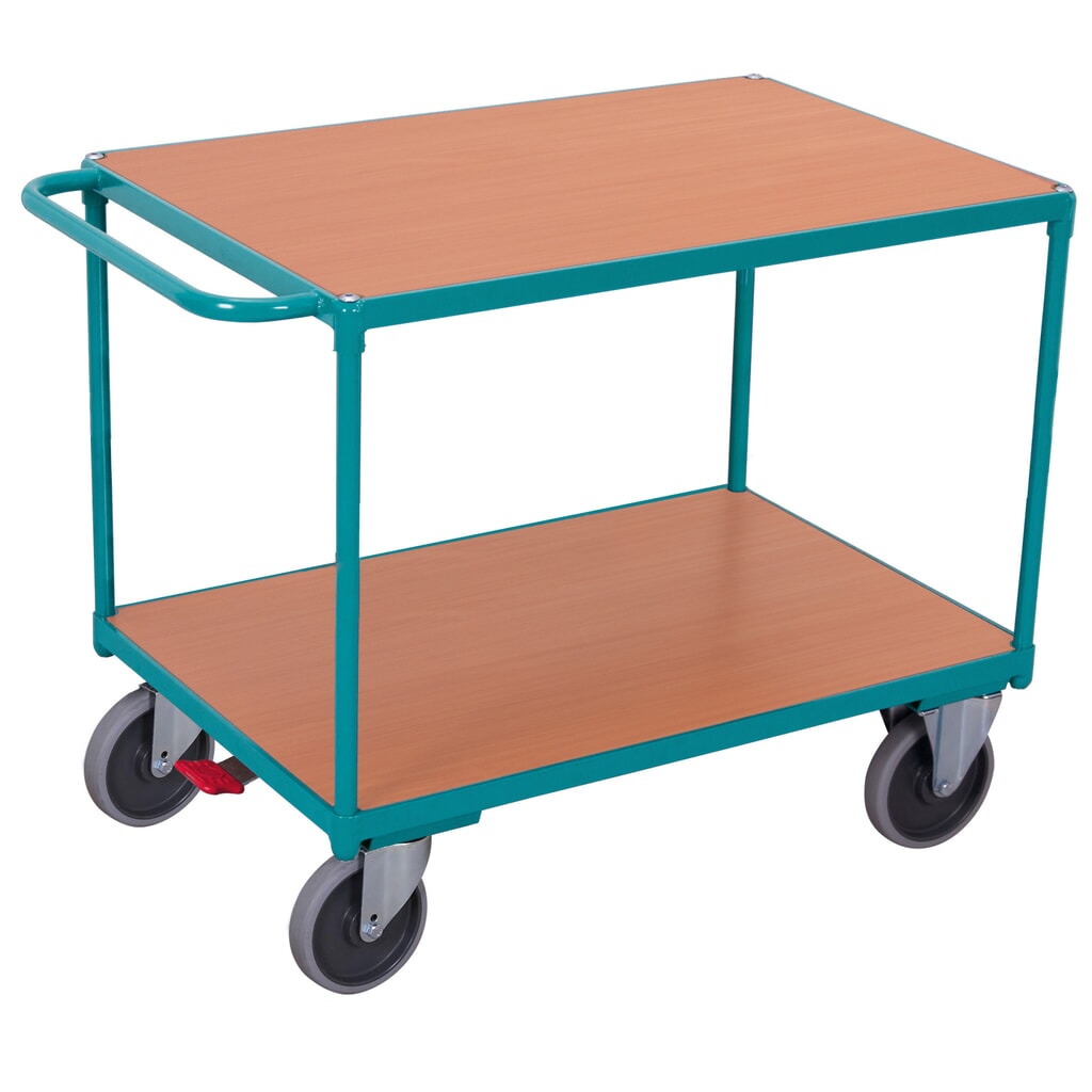 Ciężki wózek stołowy Ameise®, 2 piętra o wymiarach 850 × 500 mm Zdjęcie produktu: Ciężki wózek stołowy Ameise®, 2 piętra o wymiarach 850 × 500 mm