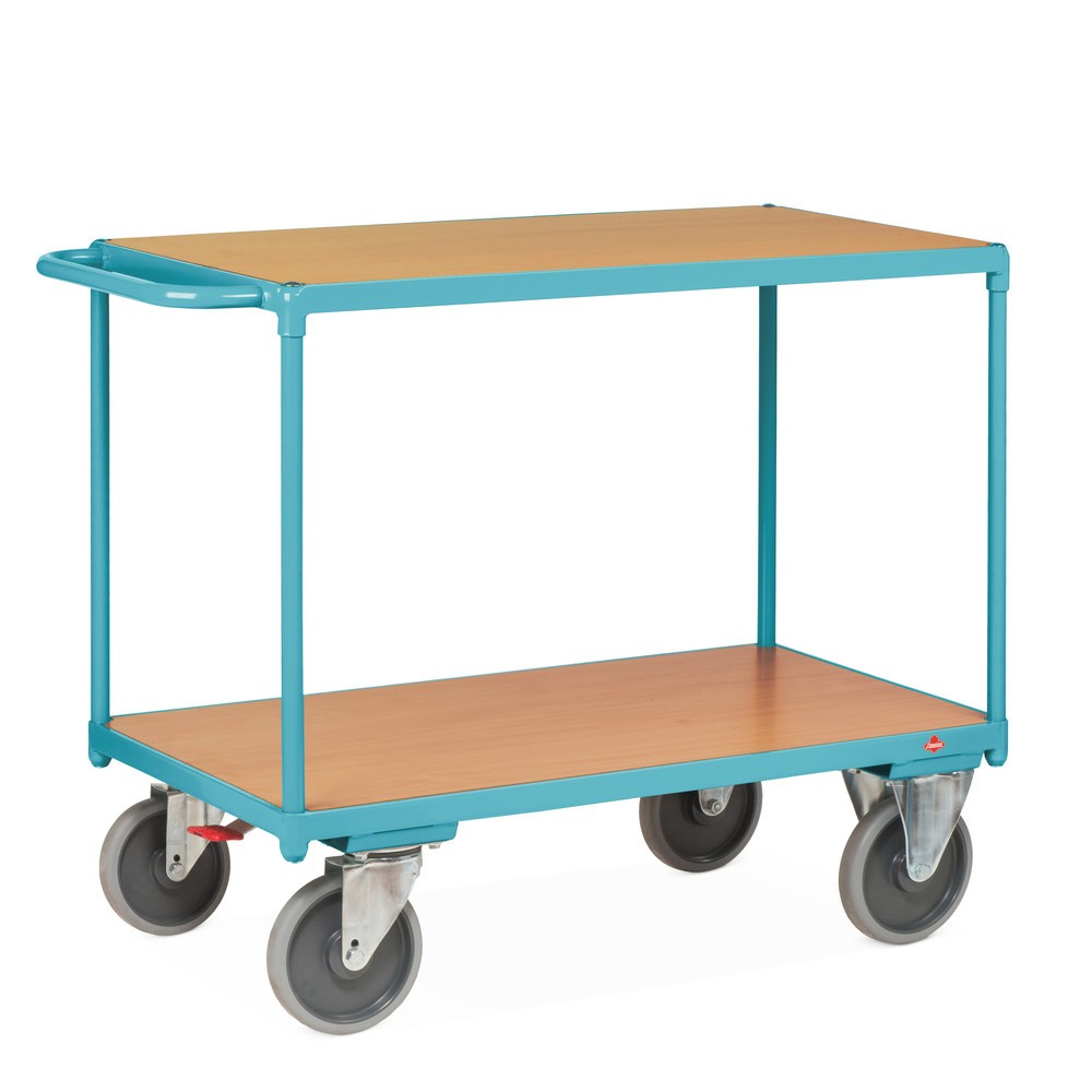 Zdjęcie produktu nr 3: Ciężki wózek stołowy Ameise®, 2 piętra o wymiarach 850 × 500 mm