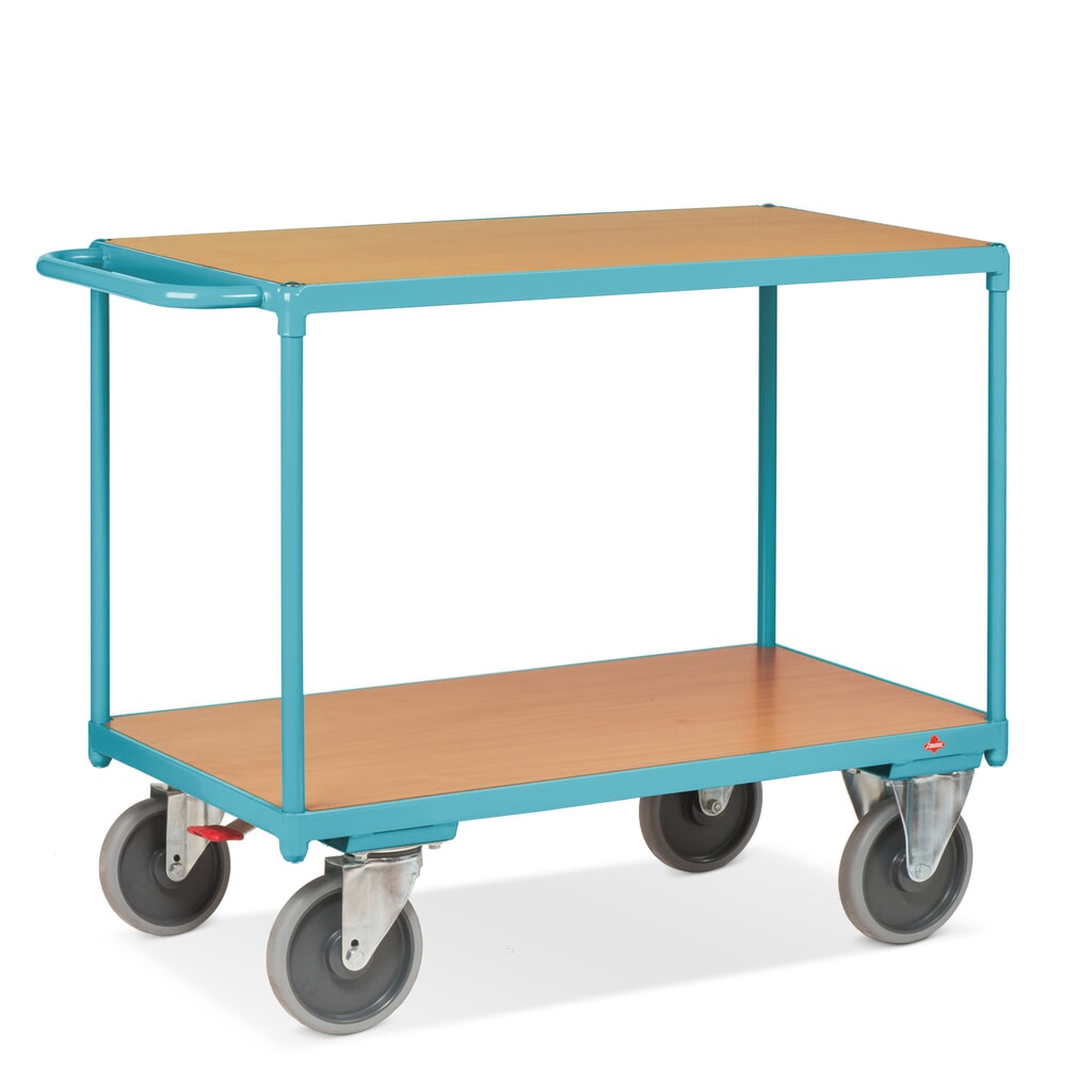 Zdjęcie produktu nr 3: Ciężki wózek stołowy Ameise®, 2 piętra o wymiarach 1200 × 800 mm