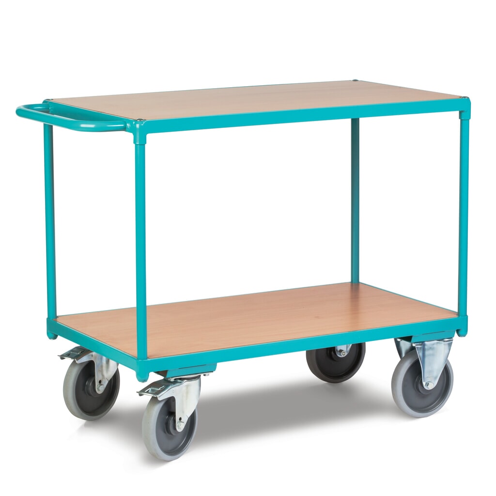 Zdjęcie produktu nr 5: Ciężki wózek stołowy Ameise®, 2 piętra o wymiarach 1200 × 800 mm