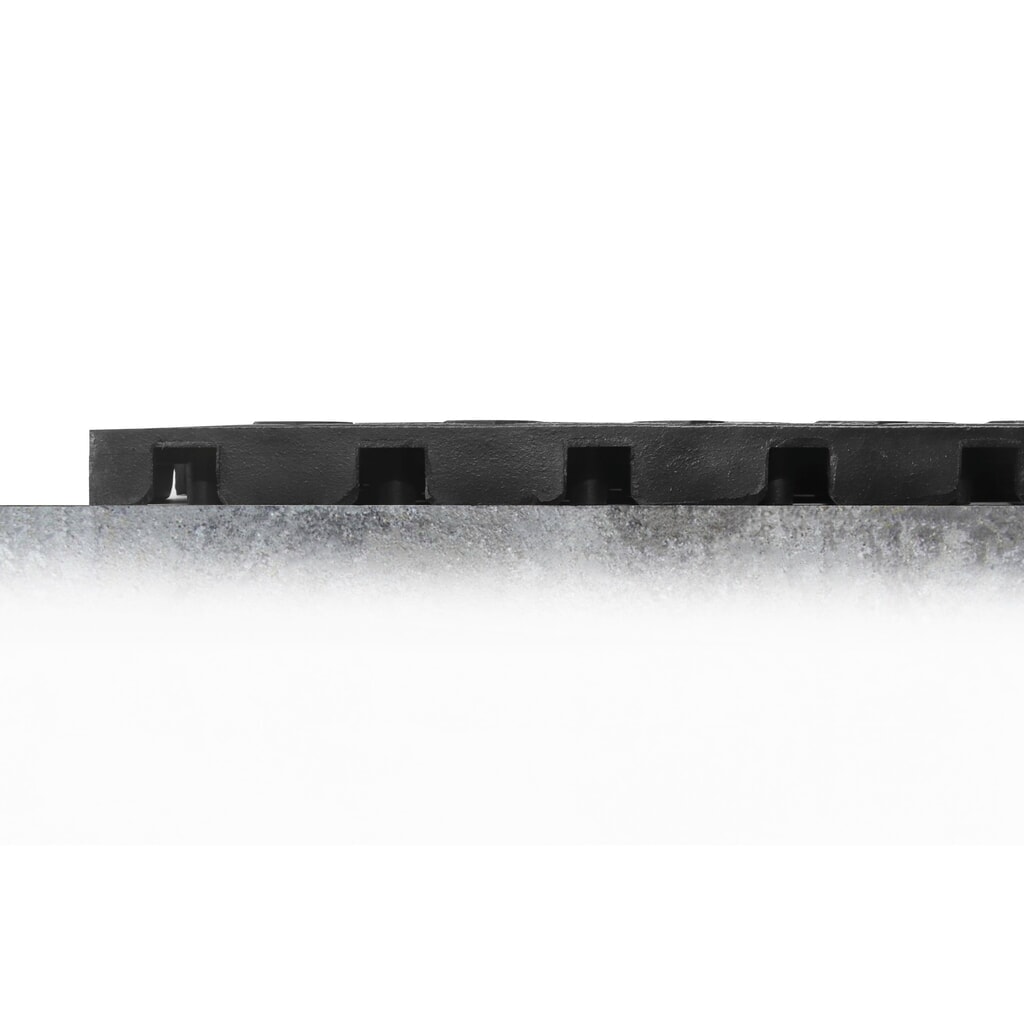COBA Mata przeciwzmęczeniowa Fatigue Lock Premium, perforowana, szer. x gł. 500 x 500 mm, kolor czarny Zdjęcie produktu nr 2: COBA Mata przeciwzmęczeniowa Fatigue Lock Premium, perforowana, szer. x gł. 500 x 500 mm, kolor czarny