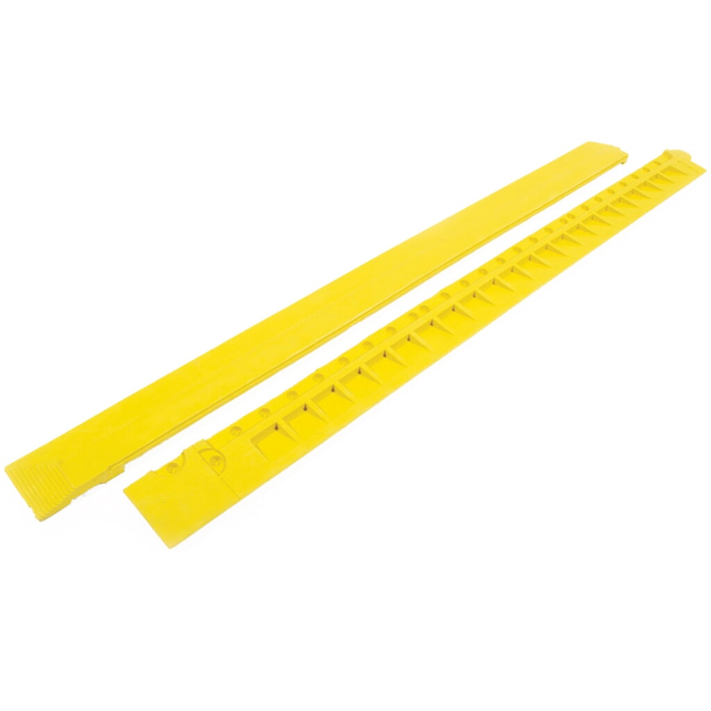 COBA Mata przeciwzmęczeniowa Fatigue Step, pasek krawędziowy, standard, żeńsk., kolor żółty Zdjęcie produktu nr 1: COBA Mata przeciwzmęczeniowa Fatigue Step, pasek krawędziowy, standard, żeńsk., kolor żółty