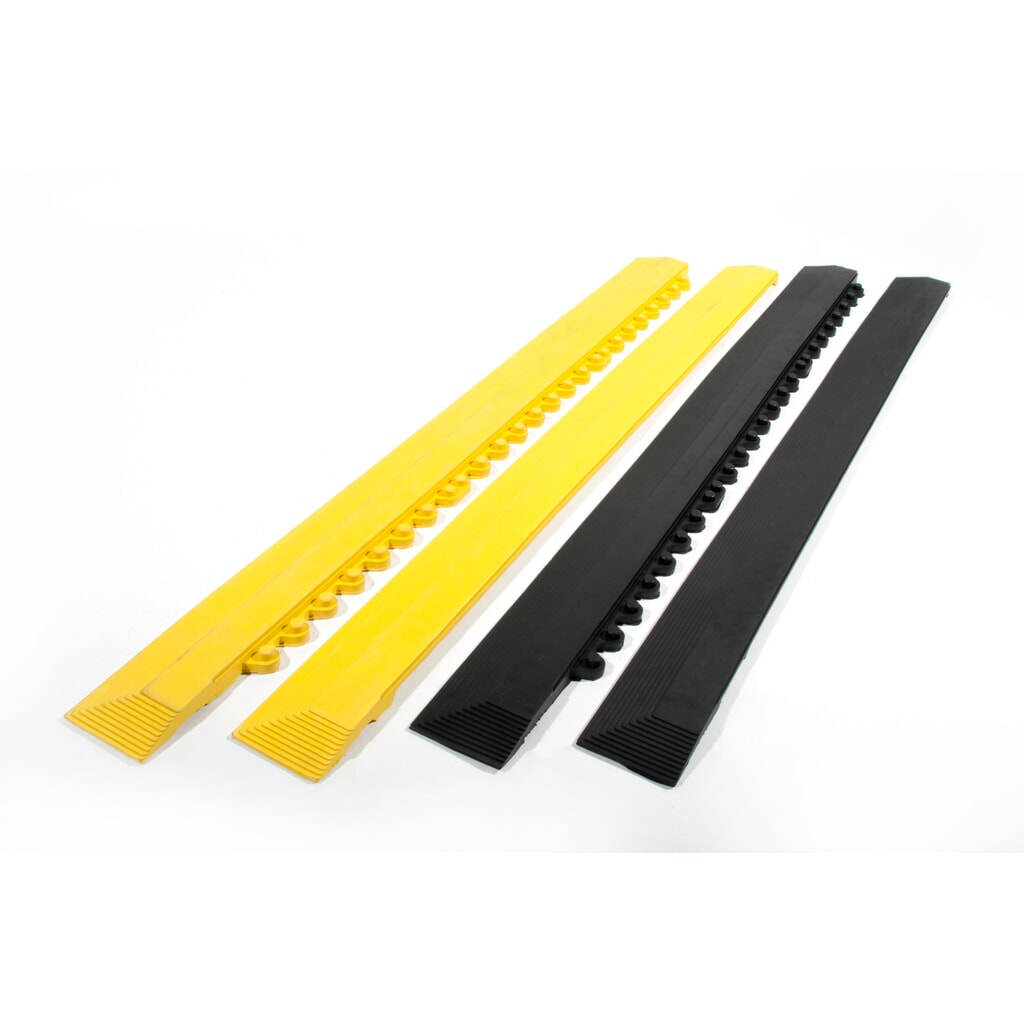 COBA Mata przeciwzmęczeniowa Fatigue Step, pasek krawędziowy, standard, żeńsk., kolor żółty Zdjęcie produktu nr 3: COBA Mata przeciwzmęczeniowa Fatigue Step, pasek krawędziowy, standard, żeńsk., kolor żółty