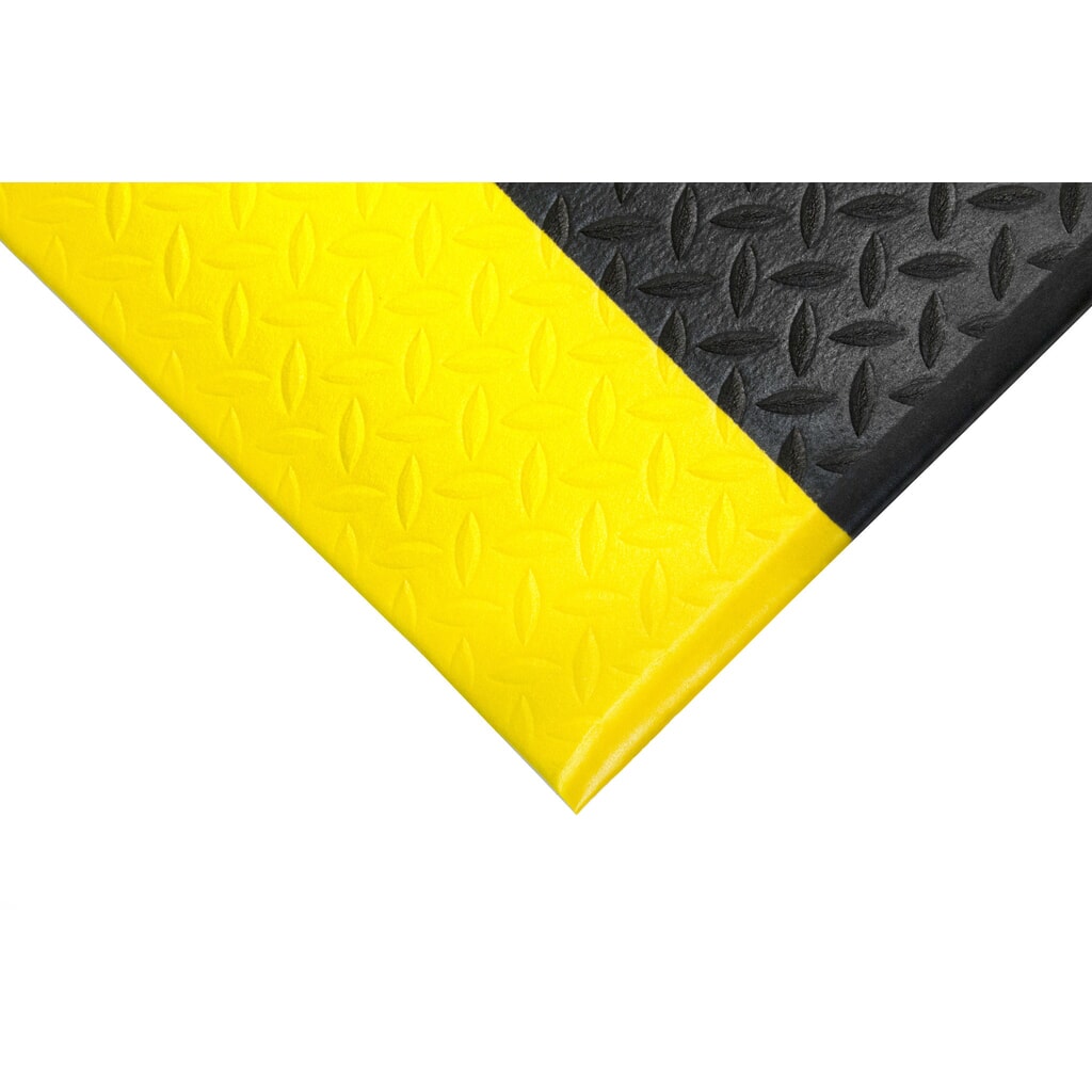 COBA Mata przeciwzmęczeniowa Orthomat® Diamond, szer. x gł. 900 mm x 18,3 m, kolor czarny/żółty Zdjęcie produktu nr 3: COBA Mata przeciwzmęczeniowa Orthomat® Diamond, szer. x gł. 900 mm x 18,3 m, kolor czarny/żółty