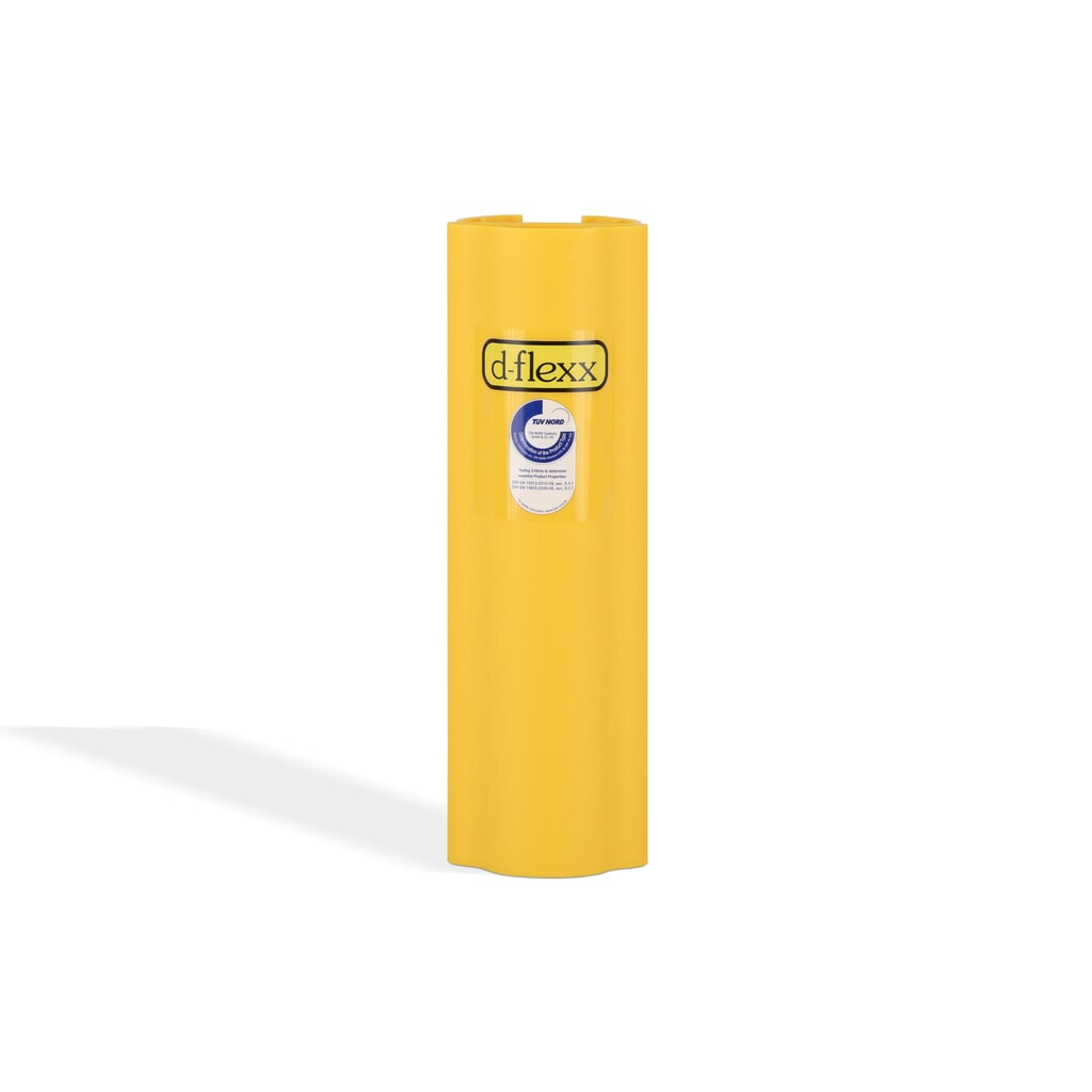 Zdjęcie produktu: Zabezpieczenie przed kolizją do regałów Alfa, tworzywo sztuczne, wymiary wewnętrzne wys. x szer. 400 x 75–99 mm