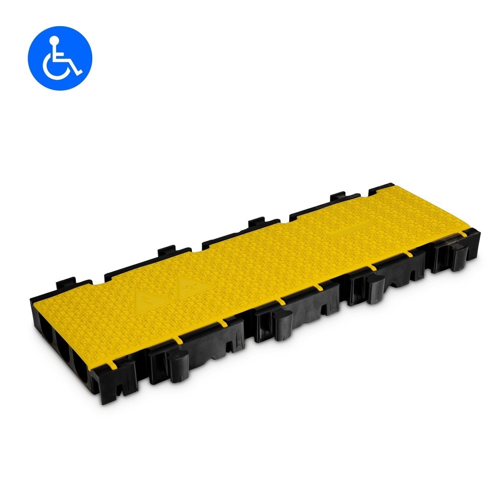 Zdjęcie produktu nr 1: Defender® by Adam Hall Most kablowy MIDI 3 2D sekcja środkowa, 3 kanałów, czarny/żółty