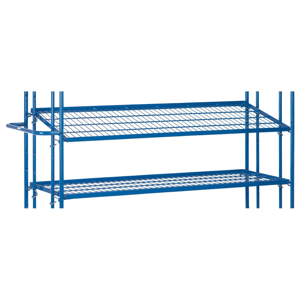 Dodatkowa krata do wózka piętrowego na pojemniki euro fetra®, powierzchnia ładunkowa 1 250 x 610 mm Zdjęcie produktu nr 1: Dodatkowa krata do wózka piętrowego na pojemniki euro fetra®, powierzchnia ładunkowa 1 250 x 610 mm
