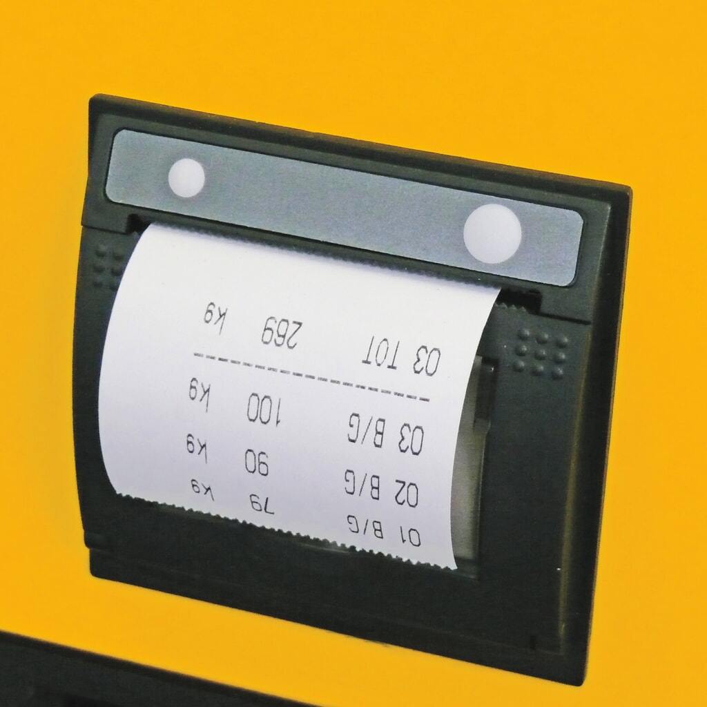 Opcja — Termodrukarka do wózka paletowego z wagą Jungheinrich AMW 22p Zdjęcie produktu: Opcja — Termodrukarka do wózka paletowego z wagą Jungheinrich AMW 22p