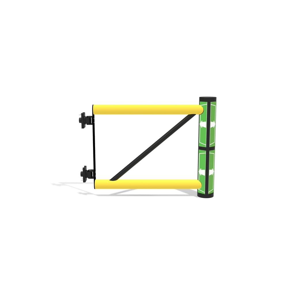 Zdjęcie produktu: Drzwi wahadłowe do bariery bezpieczeństwa „Delta”, wys. x szer. 1200 x 800 mm