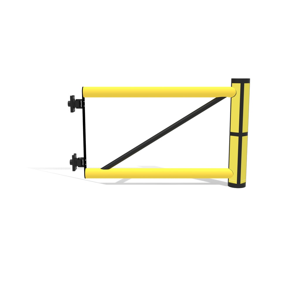 Zdjęcie produktu: Drzwi wahadłowe do bariery bezpieczeństwa „Delta”, wys. x szer. 1200 x 1000 mm
