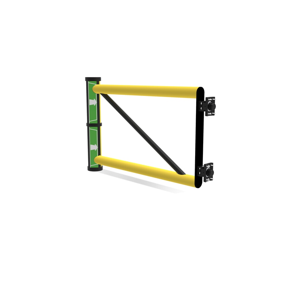 Zdjęcie produktu nr 6: Drzwi wahadłowe do bariery bezpieczeństwa „Delta”, wys. x szer. 1200 x 1000 mm