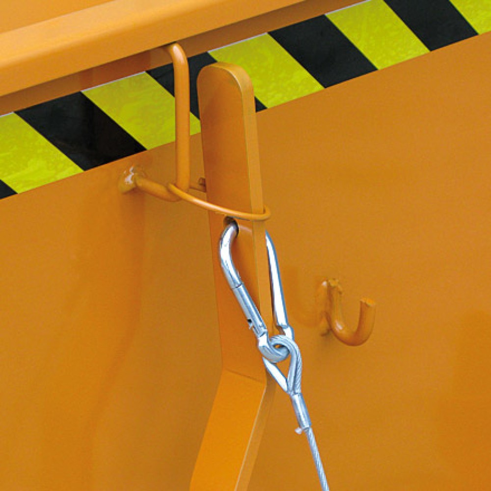 Zdjęcie produktu nr 5: kontener przechylający z automatycznym rozwijaniem, niska wysokość zabudowy, pojemność 0,5 m³, goryczka