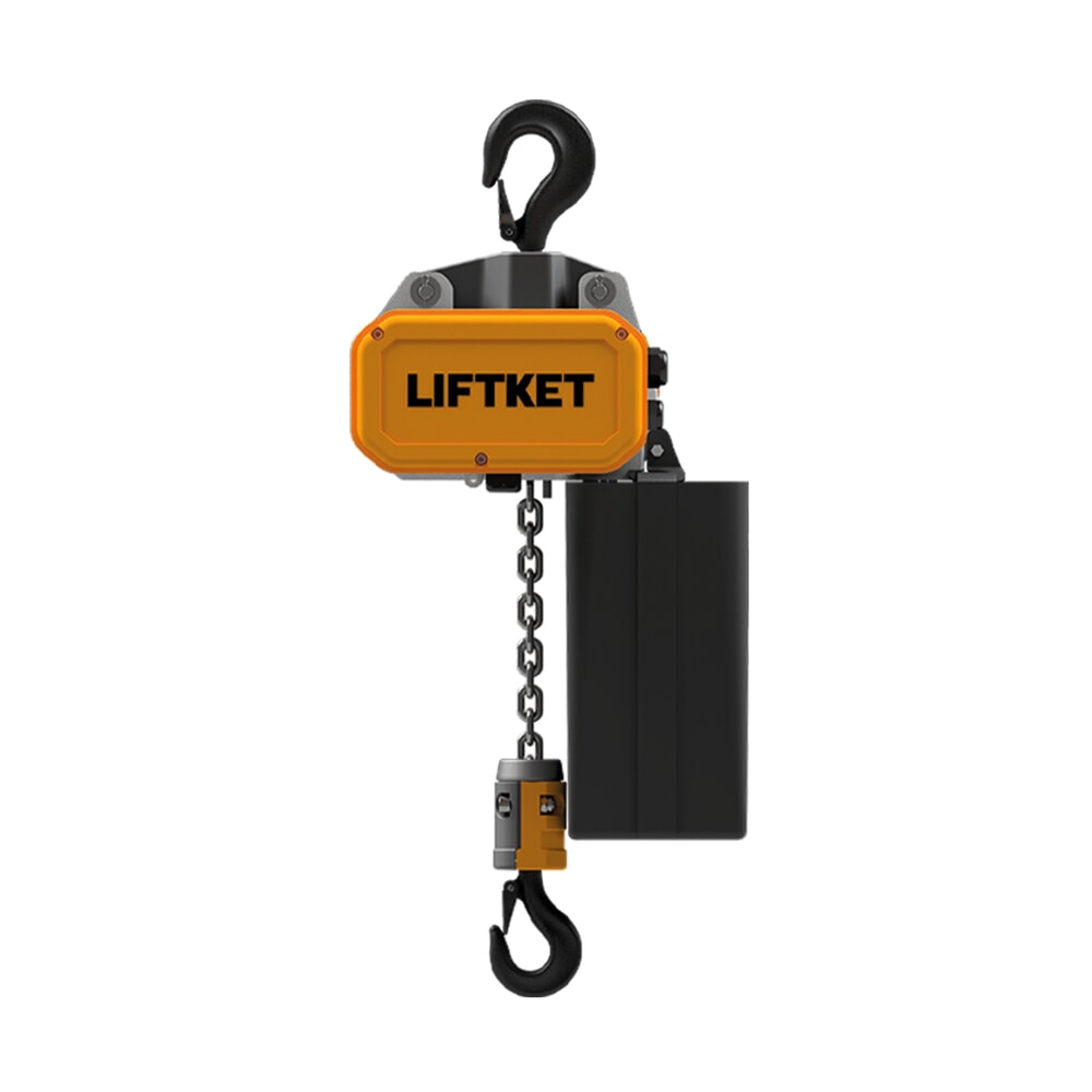 Obraz produktu: Elektryczna wciągarka łańcuchowa LIFTKET S-Line z zawieszeniem hakowym, udźwig 125 kg, 8/2 m/min