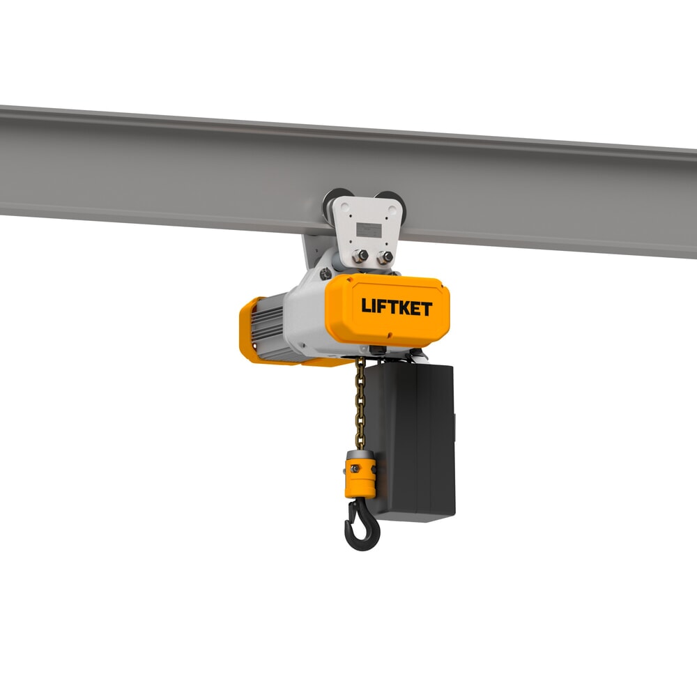 Elektryczna wciągarka łańcuchowa LIFTKET S-Line z wózkiem jezdnym, udźwig 125 kg, 8/2 m/min Zdjęcie produktu nr 5: Elektryczna wciągarka łańcuchowa LIFTKET S-Line z wózkiem jezdnym, udźwig 125 kg, 8/2 m/min