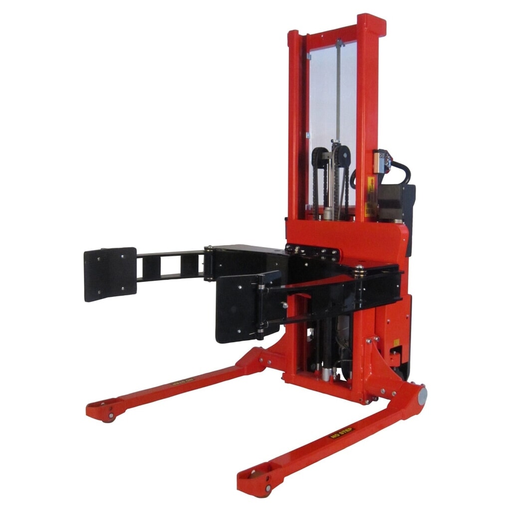 Elektryczny podnośnik do rolek, w pełni elektryczny, obrotowy, regulowany uchwyt do rolek, szeroki rozstaw kół Zdjęcie produktu nr 1: Elektryczny podnośnik do rolek, w pełni elektryczny, obrotowy, regulowany uchwyt do rolek, szeroki rozstaw kół