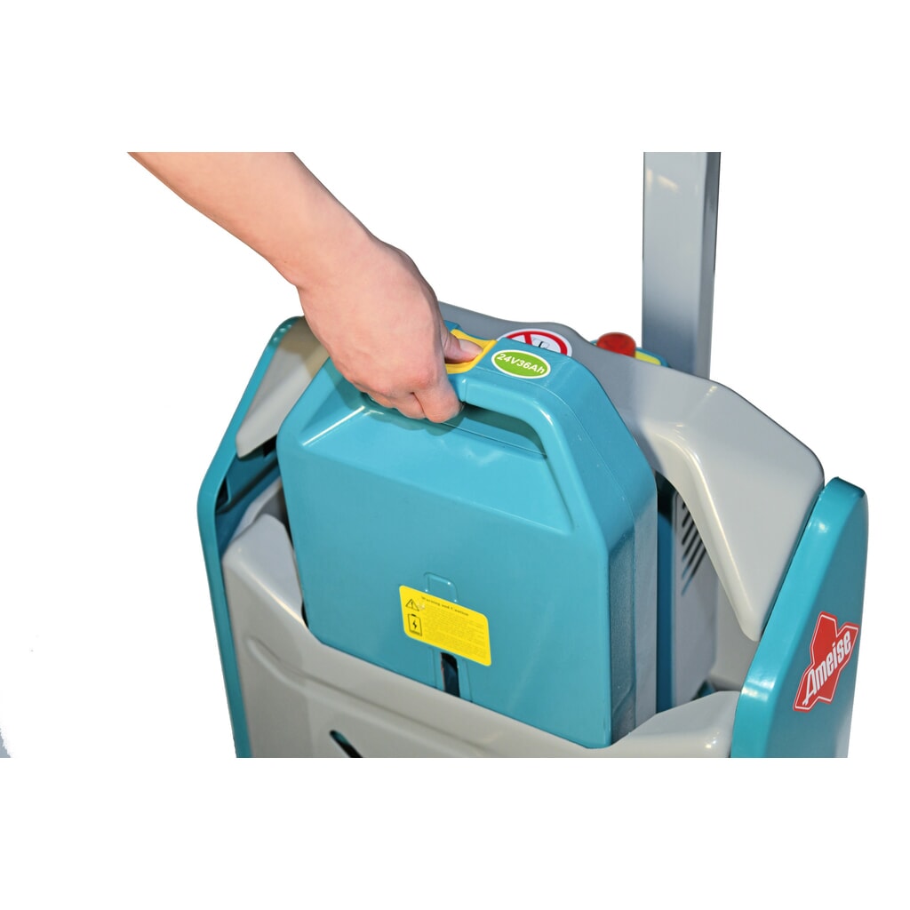 Zdjęcie produktu nr 3: Elektryczny wózek paletowy Ameise® PTE 1.5, udźwig 1500 kg, długość wideł 1000 mm