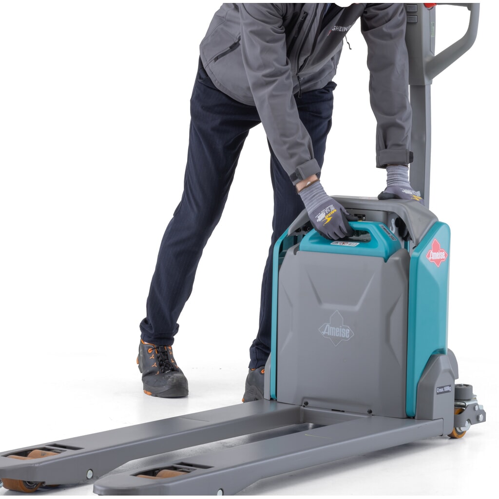 Elektryczny wózek paletowy Ameise® PTE 1.6, udźwig 1600 kg, długość wideł 1150 mm Zdjęcie produktu nr 3: Elektryczny wózek paletowy Ameise® PTE 1.6, udźwig 1600 kg, długość wideł 1150 mm