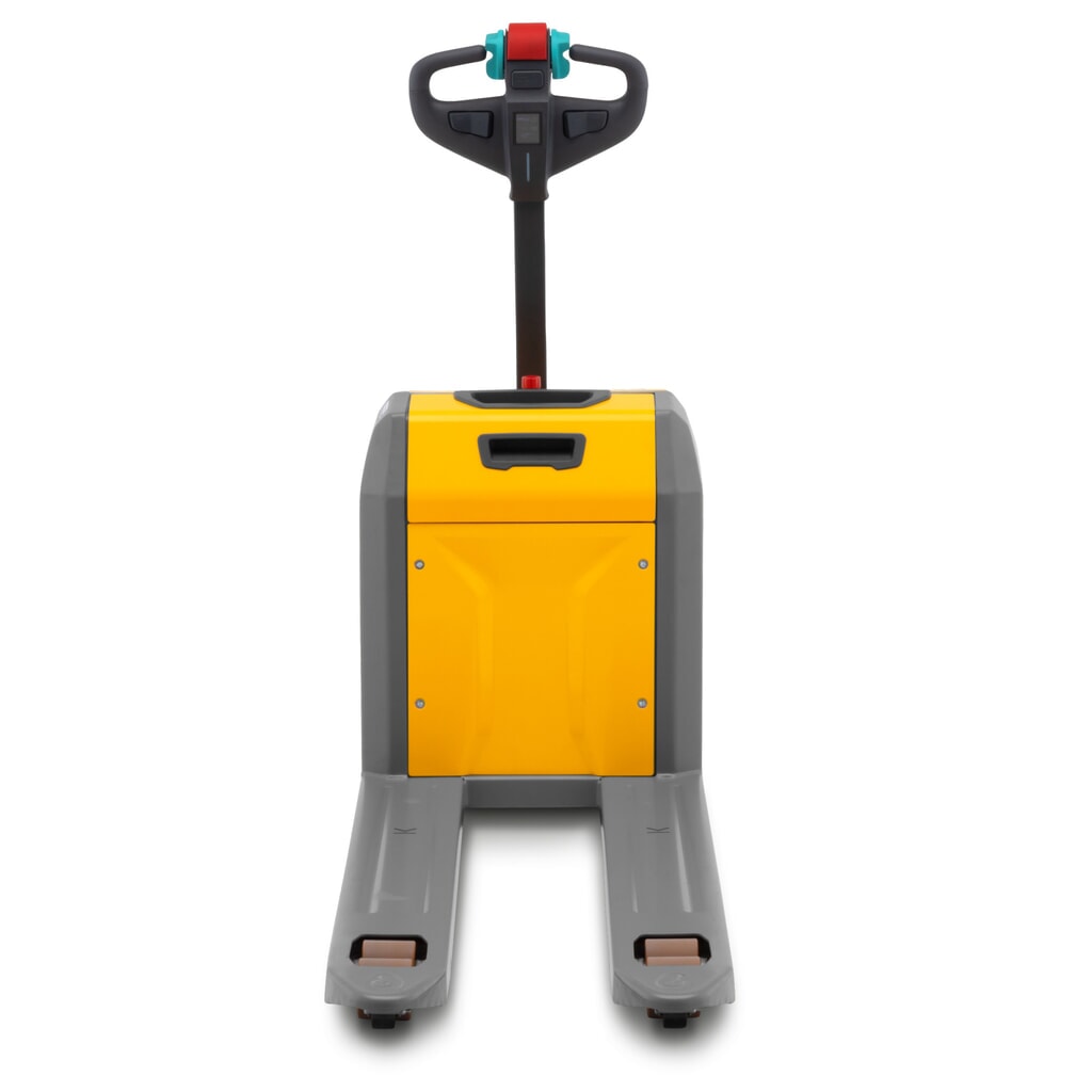 Zdjęcie produktu nr 3: Elektryczny wózek paletowy Jungheinrich AME 18, udźwig 1800 kg, długość wideł 1150 mm, specjalna szerokość wideł 670 mm, rolki podwójne