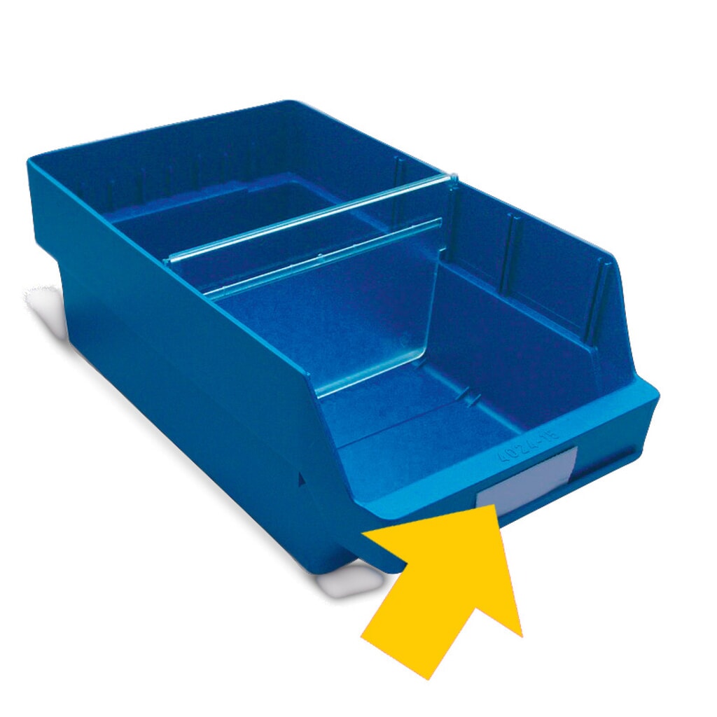 Zdjęcie produktu: Etykiety do pojemników otwartych, szer. × wys. 75 × 30 mm