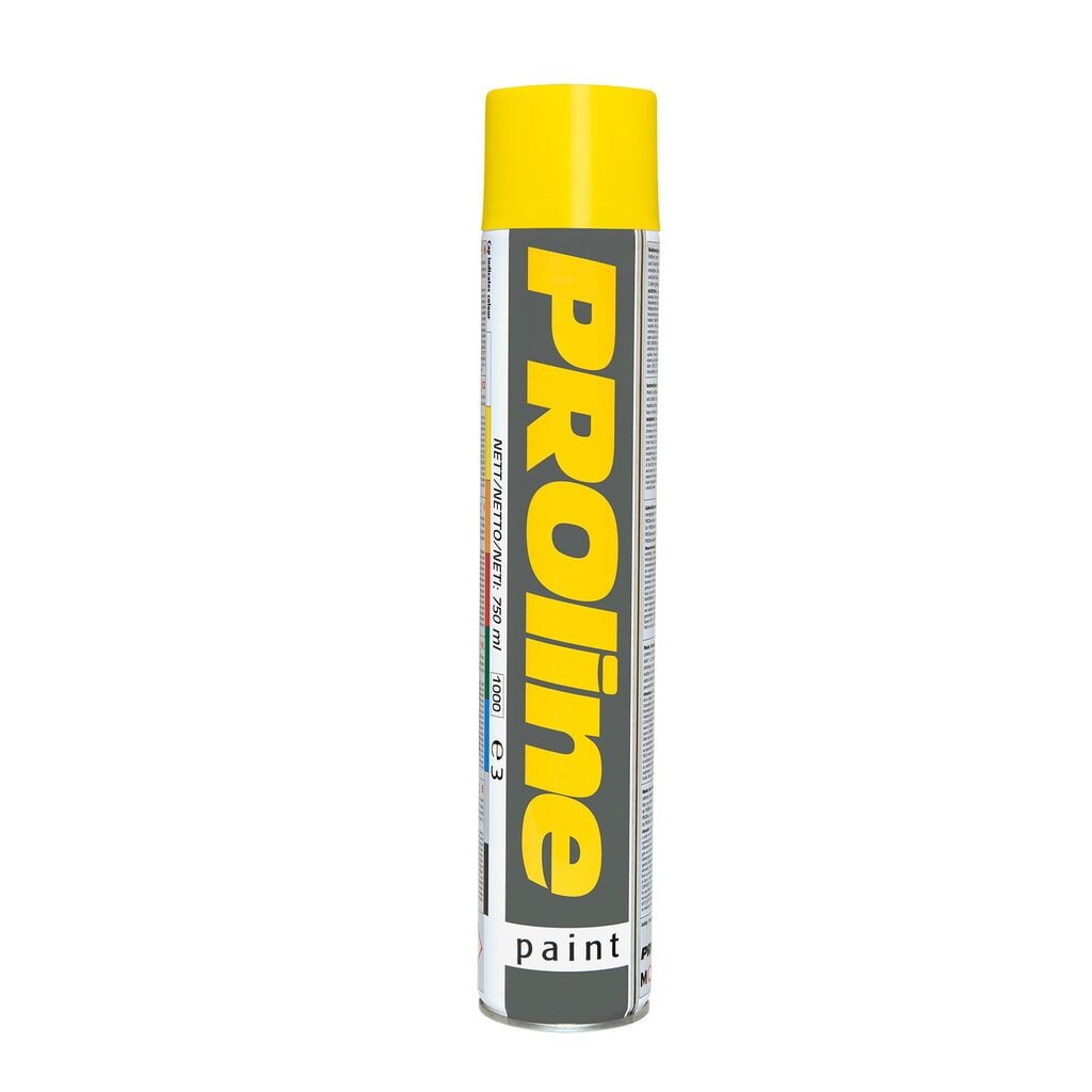 Farba do znakowania PROline-paint 0,75 l, 1 szt., kolor żółty Zdjęcie produktu: Farba do znakowania PROline-paint 0,75 l, 1 szt., kolor żółty