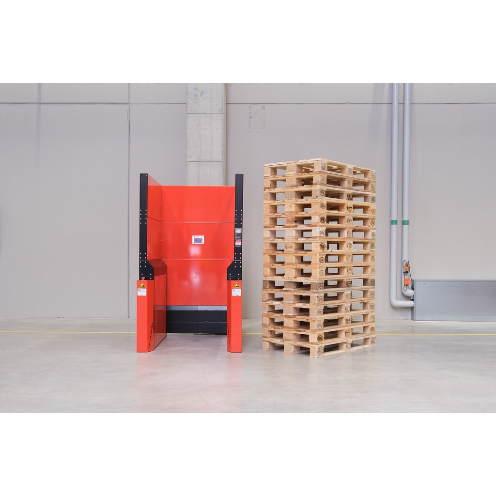 Zdjęcie produktu nr 4: Hagenauer+Denk magazyn palet PalServer Universal, 15 palet, szer. x dł. 800 x 1200 mm, krwisto-pomarańczowy