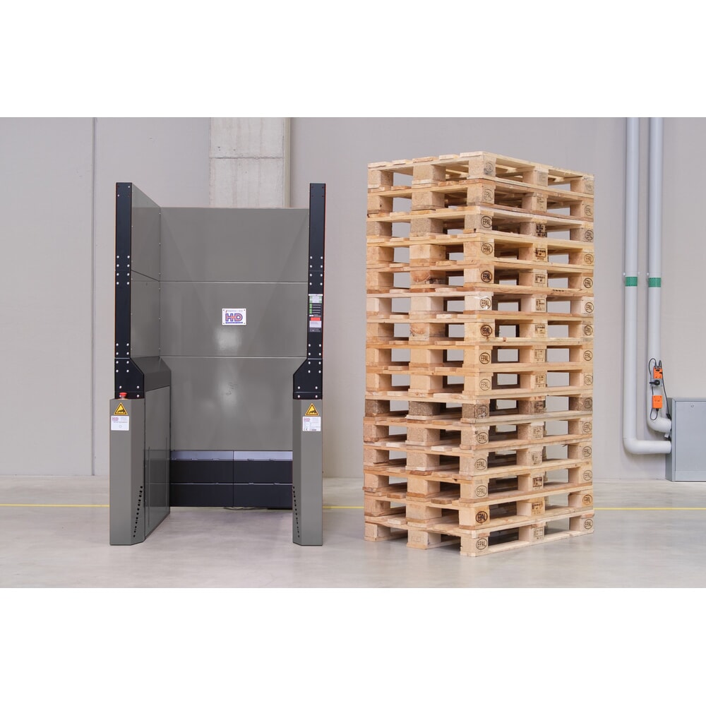 Zdjęcie produktu: Hagenauer+Denk magazyn palet PalServer Universal, 15 palet, szer. x dł. 800 x 1200 mm, stal szlachetna