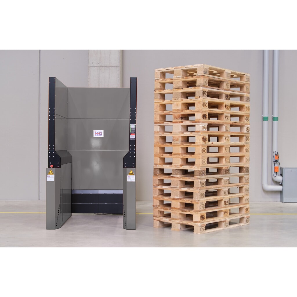 Zdjęcie produktu: Hagenauer+Denk magazyn palet PalServer Universal, 15 palet, szer. x dł. 800 x 1200 mm, stal szlachetna