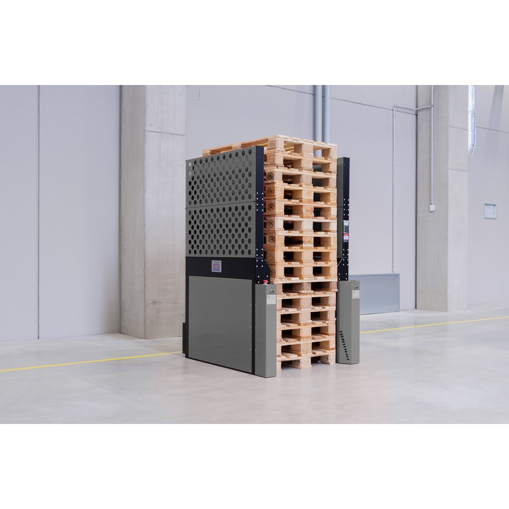 Hagenauer+Denk magazyn palet PalServer Universal, 15 palet, szer. x dł. 800 x 1200 mm, stal szlachetna Zdjęcie produktu nr 3: Hagenauer+Denk magazyn palet PalServer Universal, 15 palet, szer. x dł. 800 x 1200 mm, stal szlachetna