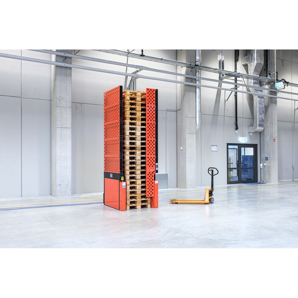 Zdjęcie produktu: Hagenauer+Denk magazyn palet PalServer Universal, 24 palet, szer. x dł. 800 x 1200 mm