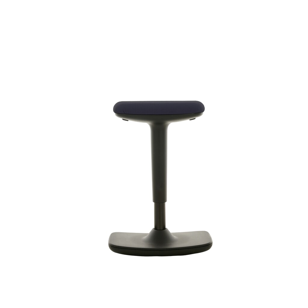 Zdjęcie produktu: Taboret HEMMDAL, siedzisko ze skóry syntetycznej, wysokość siedziska 560–690 mm, wypukły ślizgacz podłogowy