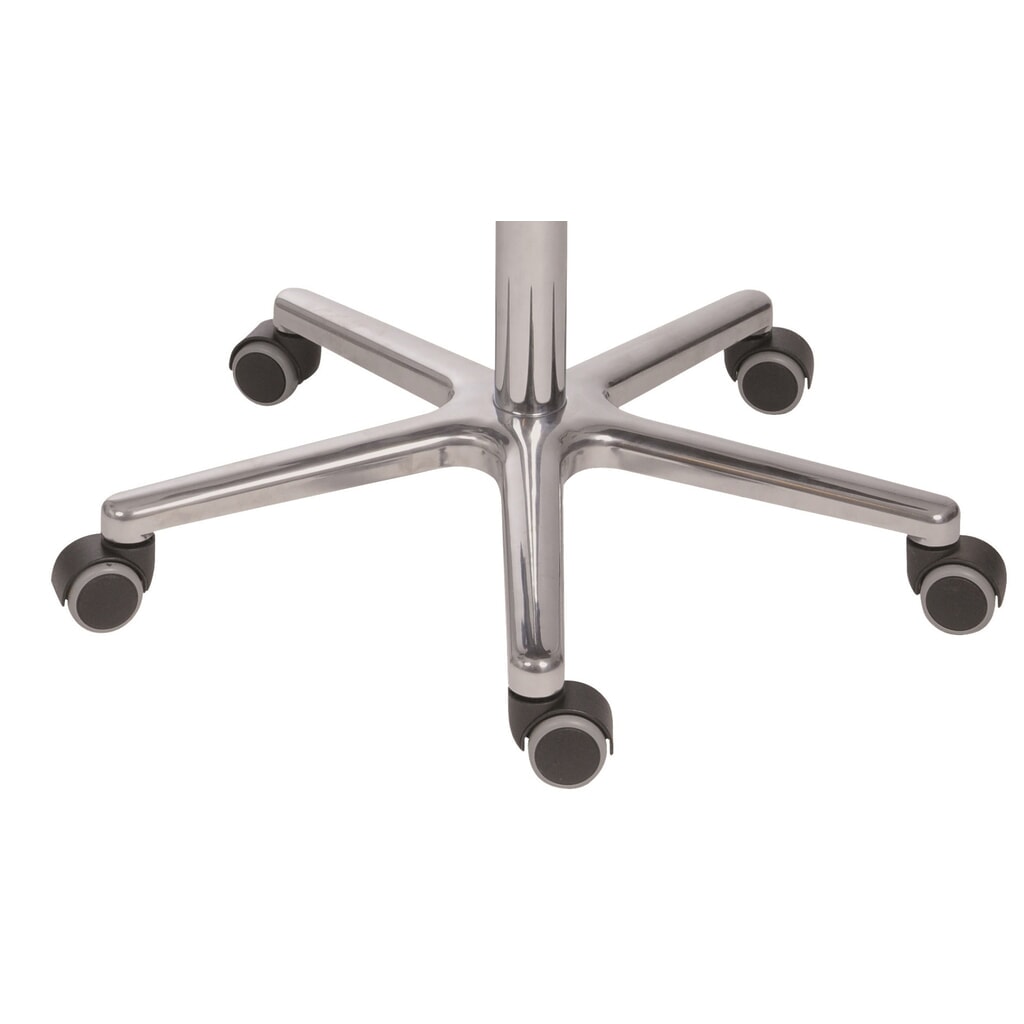 Zdjęcie produktu nr 2: Taboret obrotowy HEMMDAL XXL, siedzisko z buku, wysokość siedziska 470–650 mm, kółka