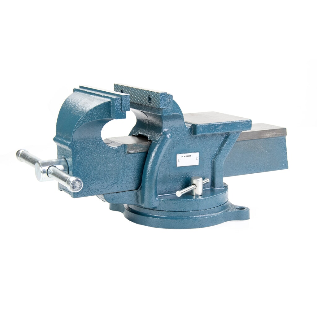 Imadło równoległe, obrotowe, ustalane, szerokość szczęki 100 mm Zdjęcie produktu nr 3: Imadło równoległe, obrotowe, ustalane, szerokość szczęki 100 mm