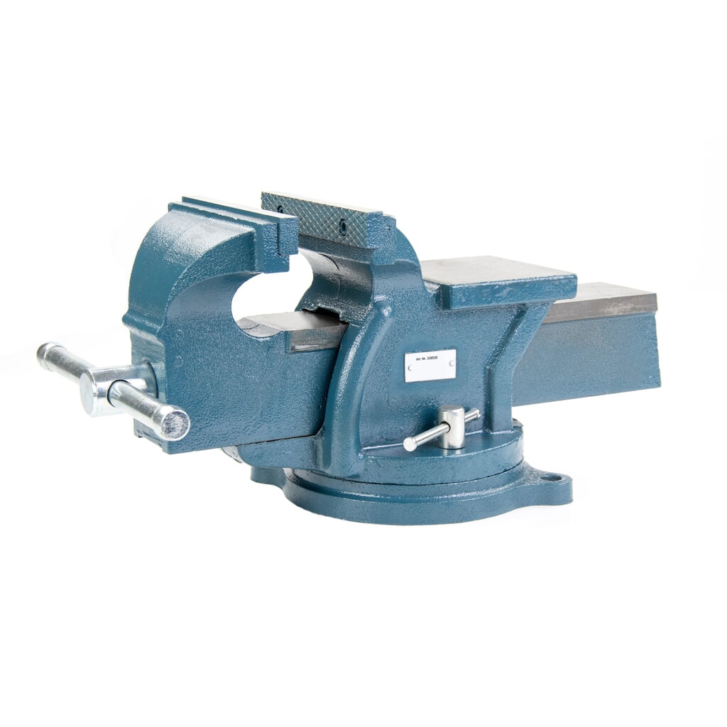Imadło równoległe, obrotowe, ustalane, szerokość szczęki 100 mm Zdjęcie produktu nr 2: Imadło równoległe, obrotowe, ustalane, szerokość szczęki 100 mm