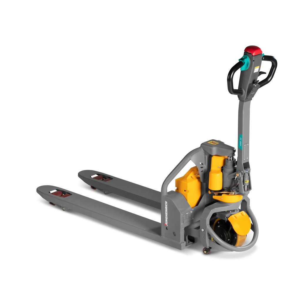 Obraz produktu: Elektryczny wózek paletowy Jungheinrich AME 13, udźwig 1300 kg, długość wideł 1150 mm