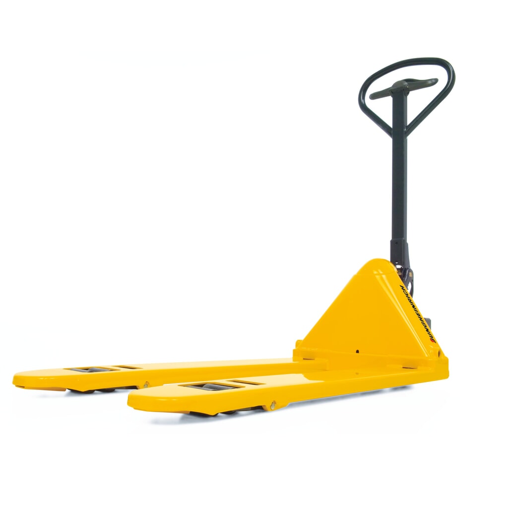Zdjęcie produktu nr 2: Płaski ręczny wózek paletowy Jungheinrich AM 15l, udźwig 1500 kg, długość wideł 795 mm, pełna guma/nylon, rolki podwójne