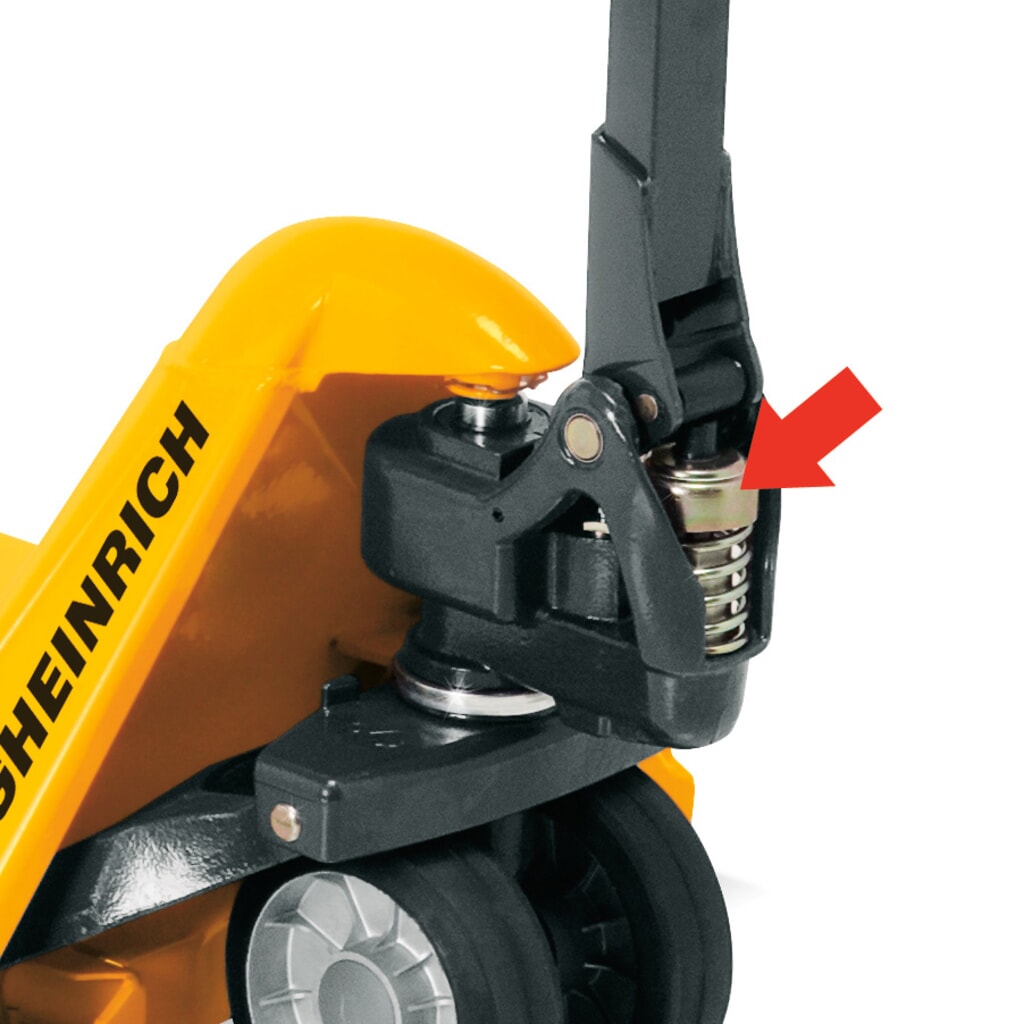 Zdjęcie produktu nr 3: Ręczny wózek paletowy Jungheinrich AM 22 z funkcją szybkiego unoszenia, udźwig 2200 kg, długość wideł 795 mm, nylon
